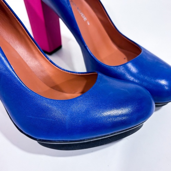 UNITED NUDE Blue and pink high heels shoes - Picture 11 of 12